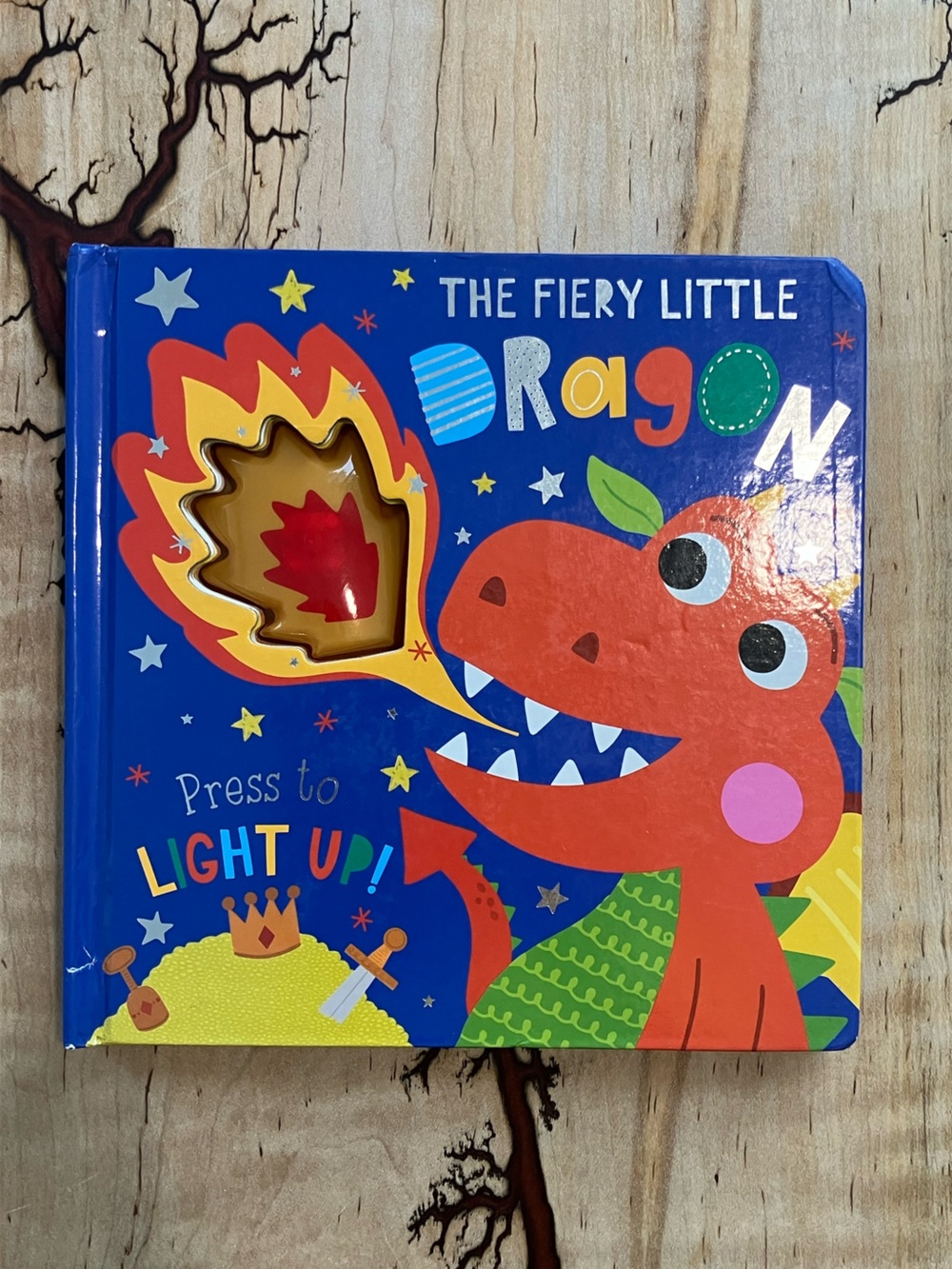 🌟 $3 Bundle Item The Fiery Little Dragon Light-Up Interactive Board Book